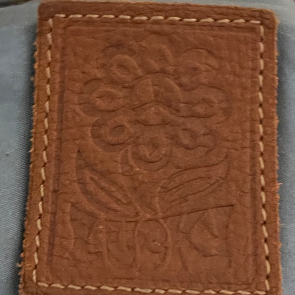 VTG Lucky Band Floral Leather Patchwork Hobo Bag - Picture 6 of 15